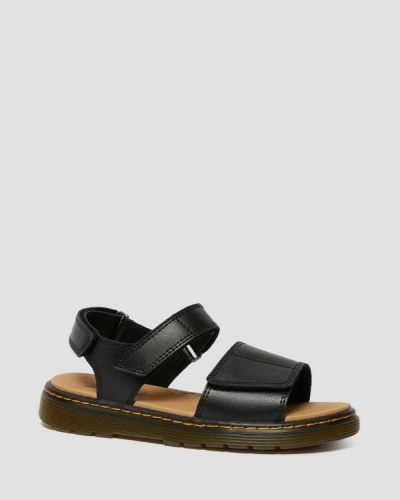 Sandalias Con Velcro Dr Martens Youth Romi Cuero Para Niños DR1799J